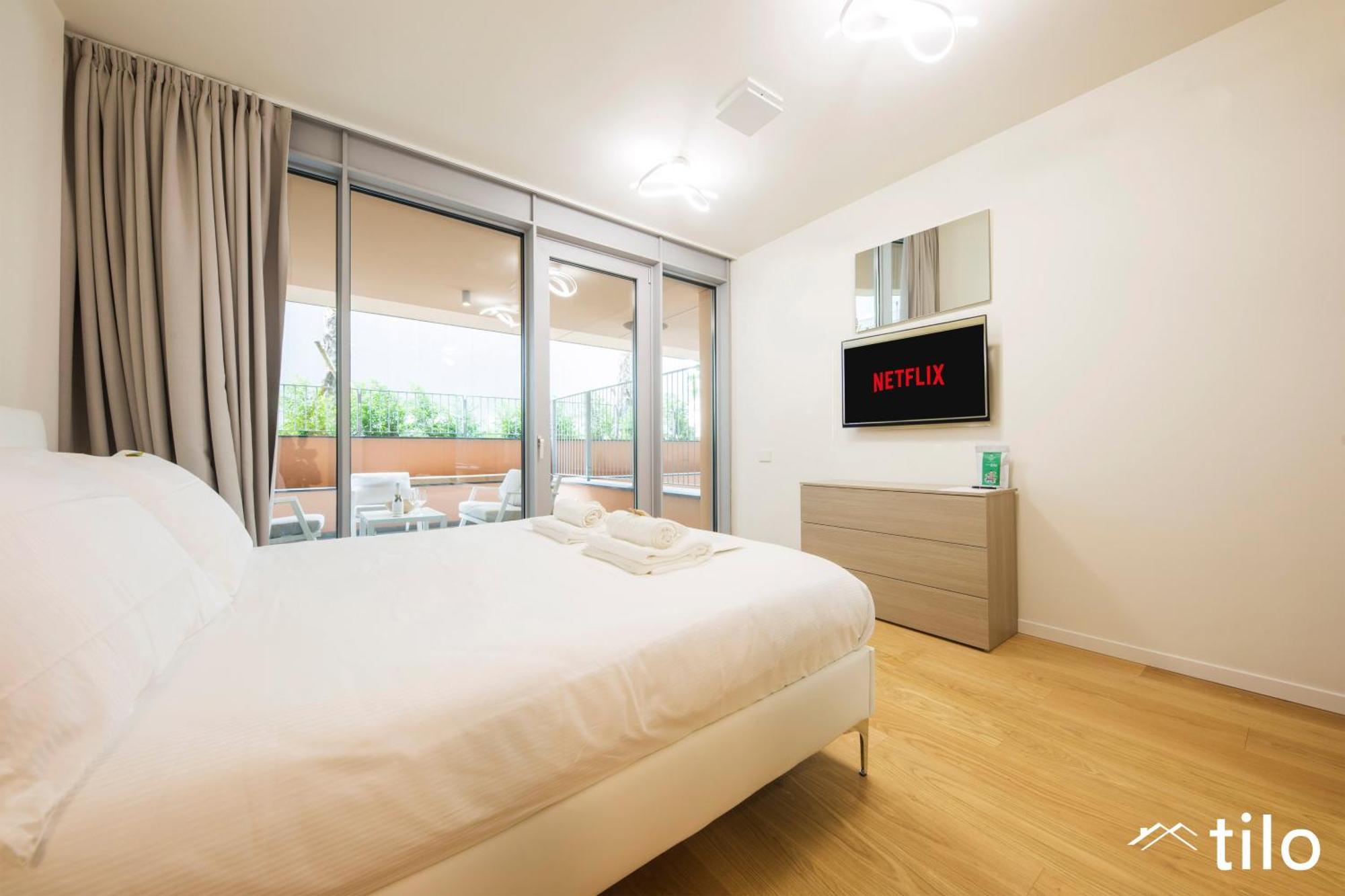 Appartamento Waterfront Luxury 1br, Free Parking, Ac, Netflix & Wifi By Tilo Lux Genova