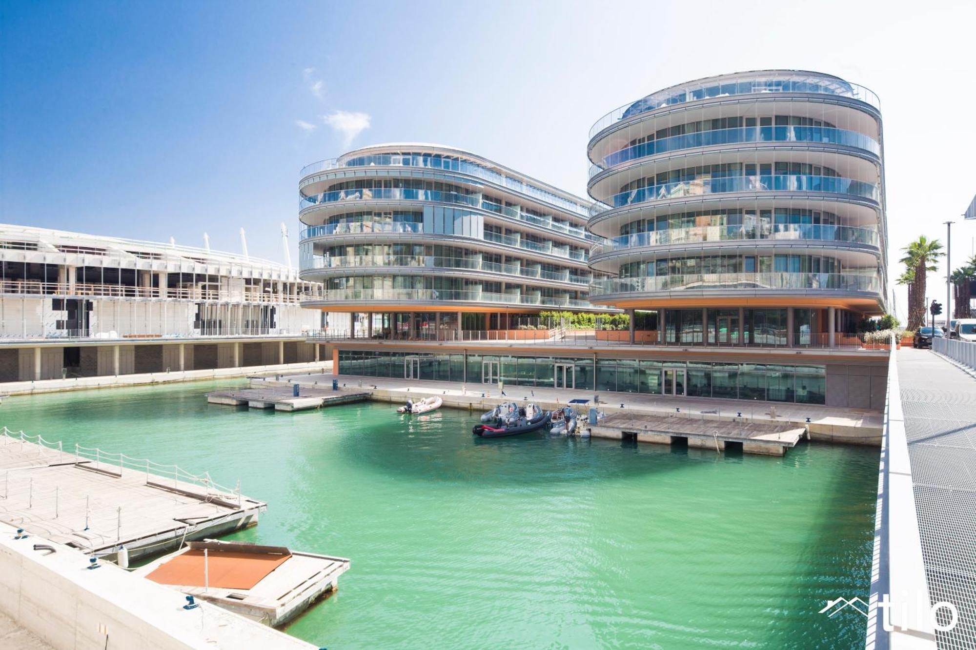 Waterfront Luxury 1br, Free Parking, Ac, Netflix & Wifi By Tilo Lux Genova