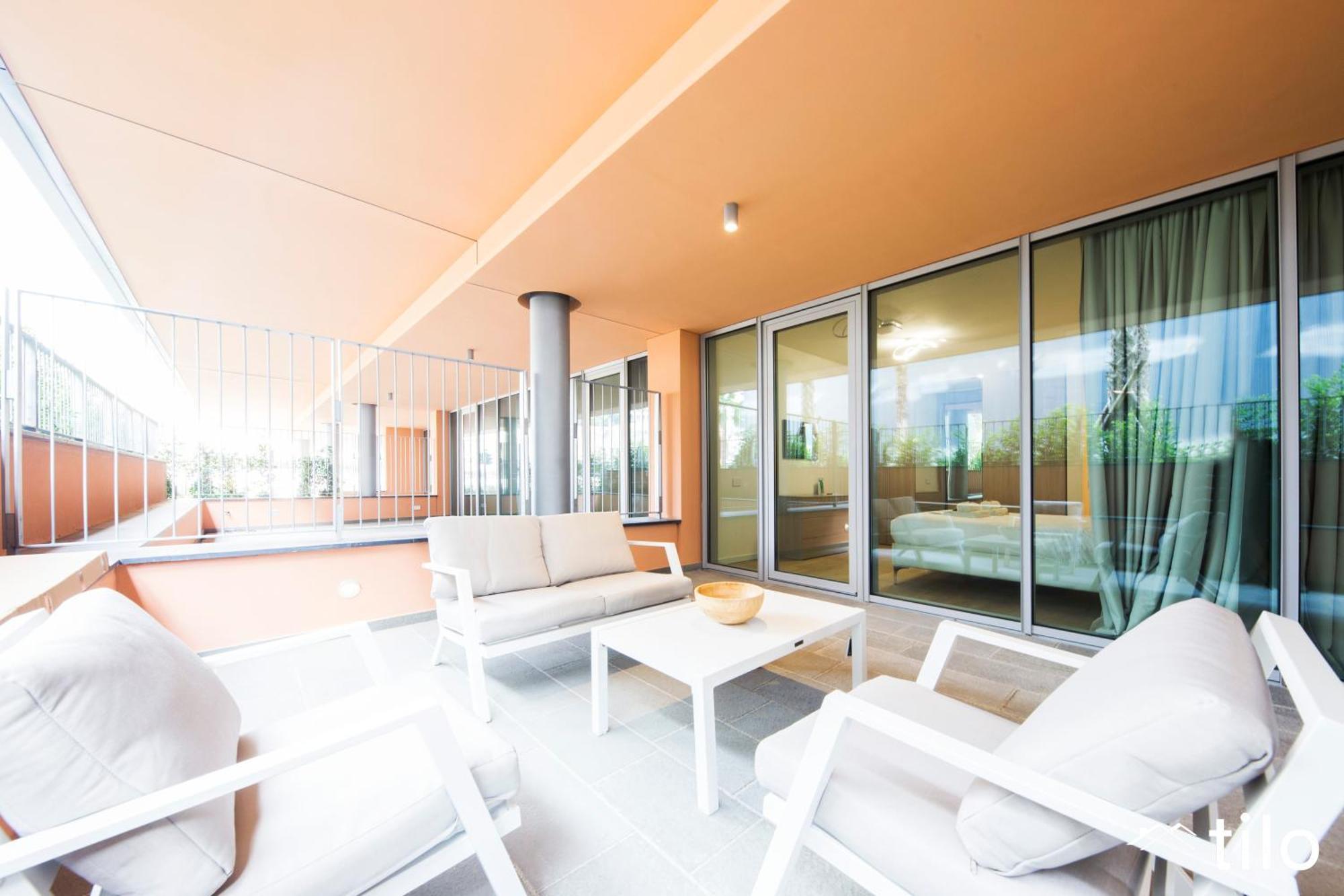 Waterfront Luxury 1br, Free Parking, Ac, Netflix & Wifi By Tilo Lux Apartamento Génova
